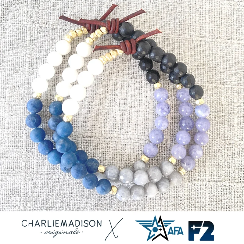 Women's bracelets fine-gold-cuff-United Forces & Families Bracelet | AFA/F2 X Charliemadison Collaboration