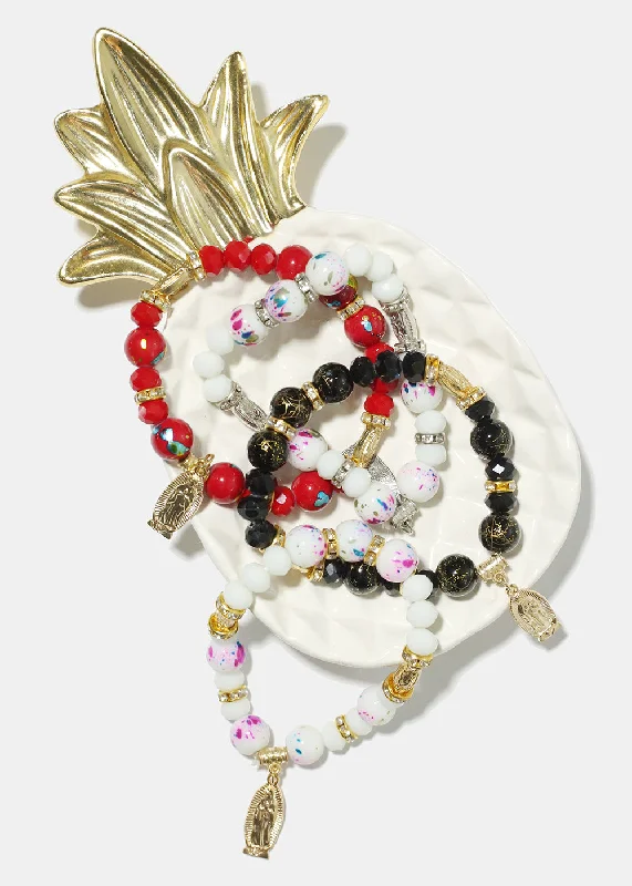 Women's bracelets retro-chic-Virgin Mary Bead Bracelet