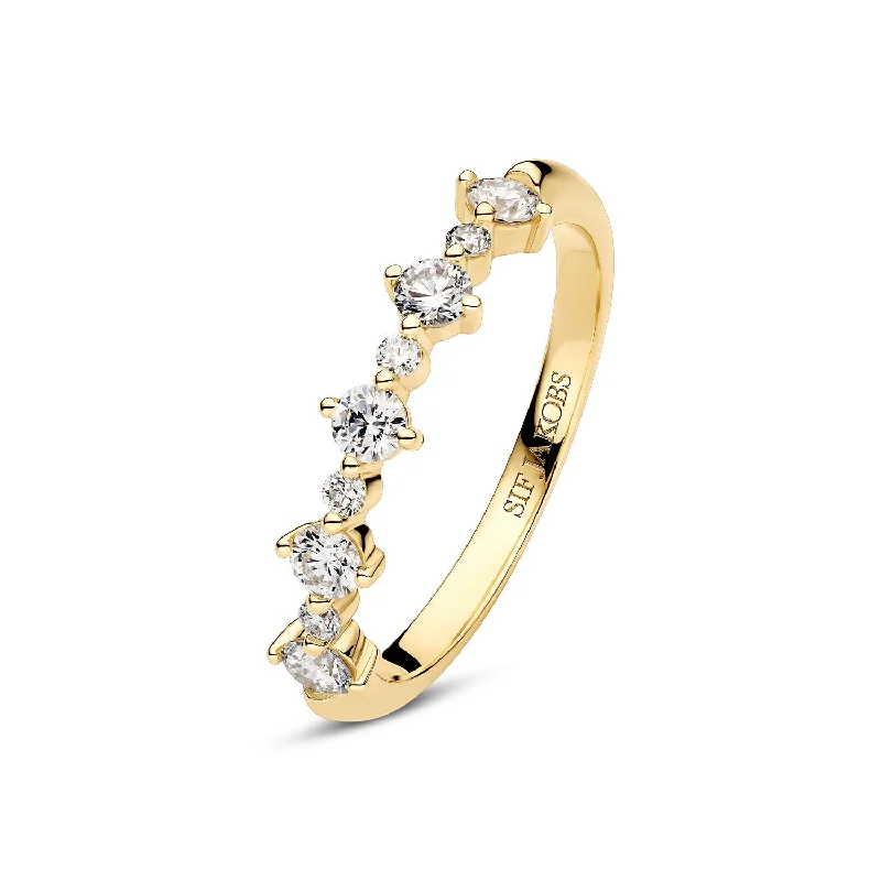 Women's rings enduring-style-Ring Brina - with lab-grown diamonds