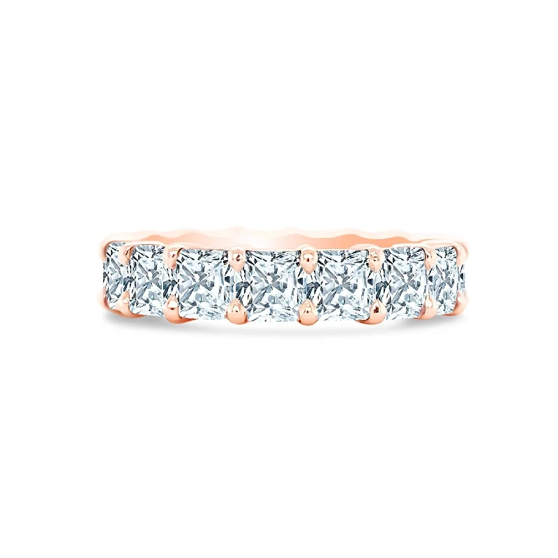 Women's rings refined-blush-Asscher Cut Band