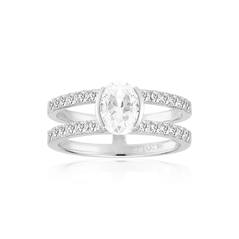 Women's rings fine-gem-Ring Ellisse Carezza Piccolo