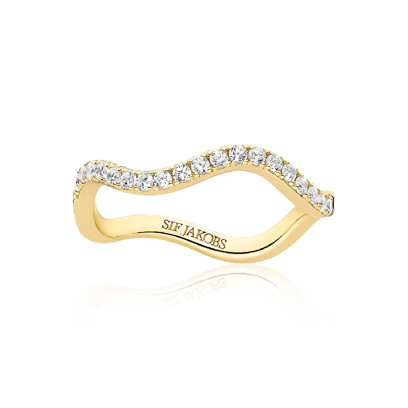 Women's rings evening-gem-Ring Ellera Waves Medio