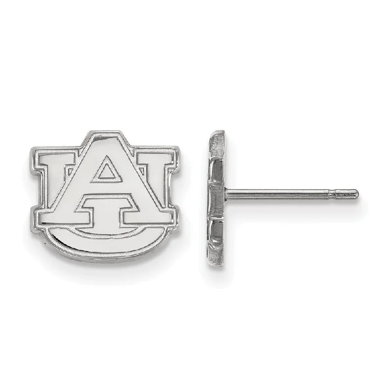 Women's earrings refined-rose-10k White Gold Auburn Univ. XS (Tiny) Post Earrings