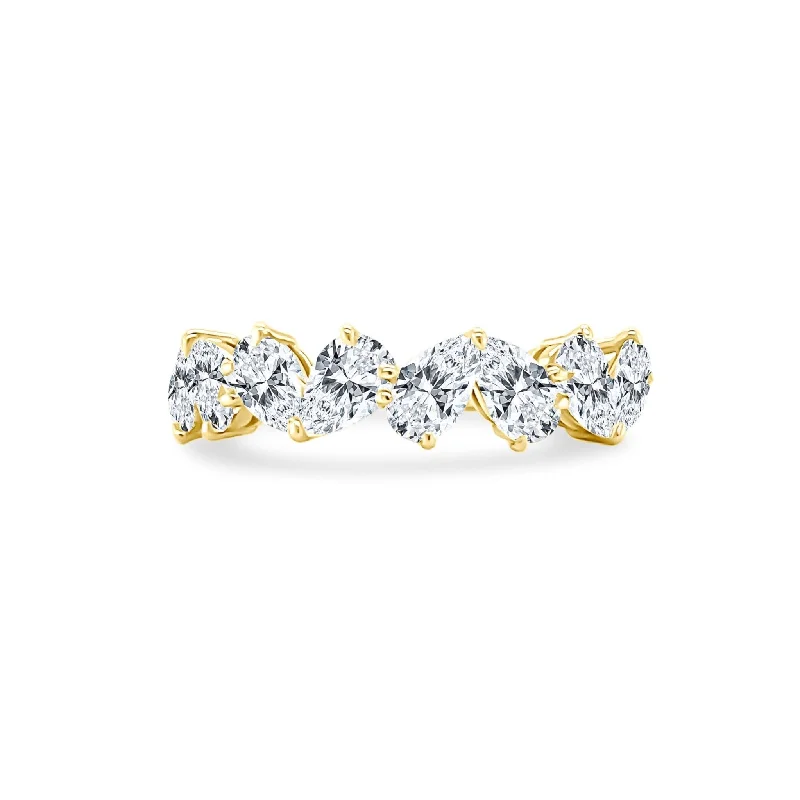 Women's rings daily-gem-Scattered Pear Band