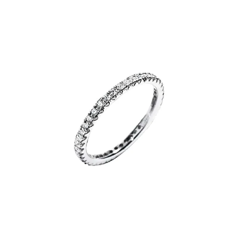 Women's rings rare-stone-Jumbo Nolita Eternity Band