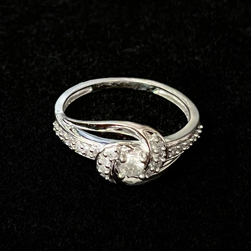 Women's engagement rings polished-band-$299 Clearance Engagement Diamond Ring