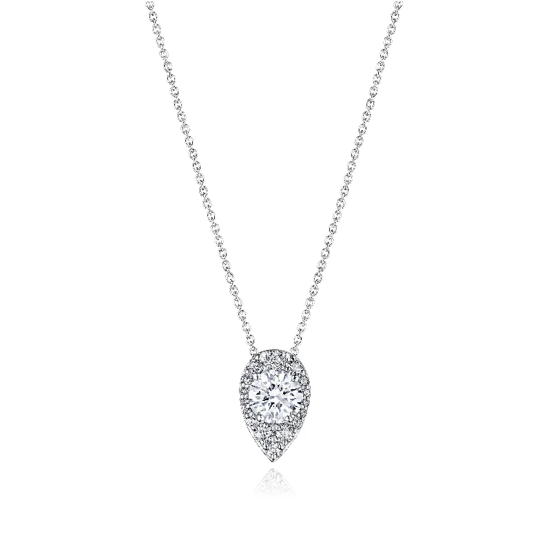 Women's necklaces garnet-TACORI Bloom | 17" Pear Bloom Diamond Necklace FP811SRDPS65