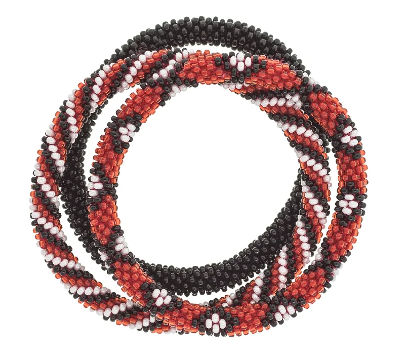 Women's bracelets refined-blush-Game Day Roll-On® Bracelets <br> Red, Black, & White