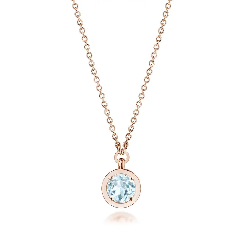 Women's necklaces soft-style-TACORI Allure | Sky Blue Topaz Necklace - 0.7ct FP812RD5BTPK