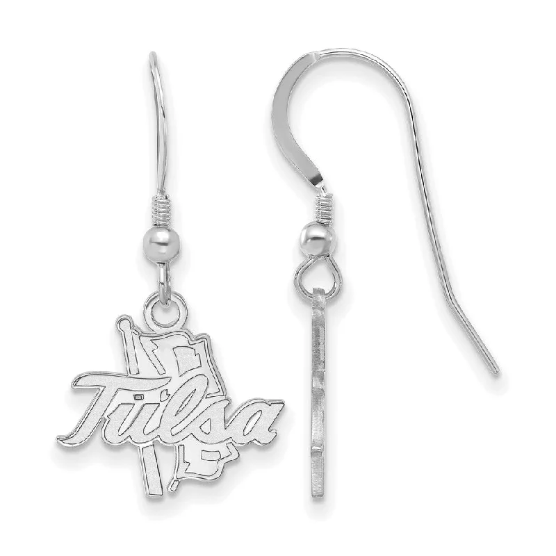 Women's earrings holiday-gem-Sterling Silver The University of Tulsa Small Dangle Earrings