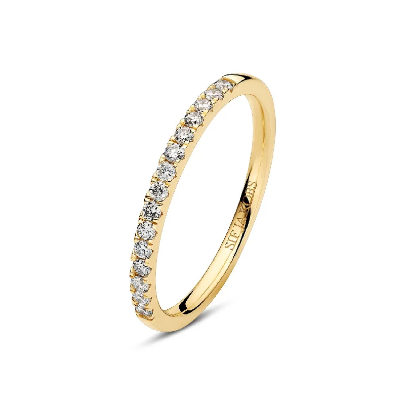 Women's rings evening-ready-Ring Alba -  with lab-grown diamonds