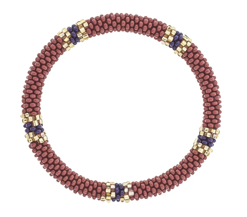 Women's bracelets arched-Roll-On® Bracelet <br> Burgundy