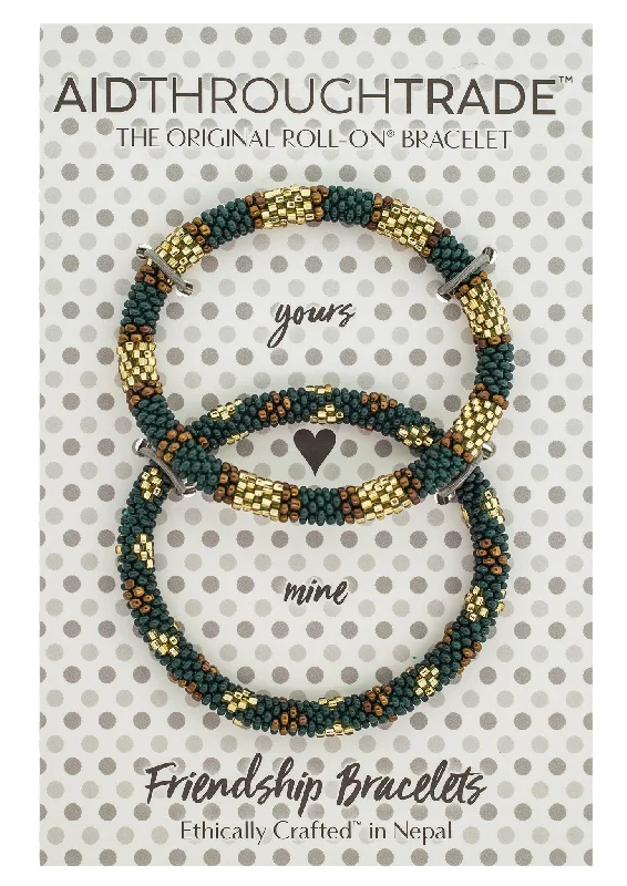 Women's bracelets fine-chic-Roll-On® Friendship Bracelets <br> Spruce