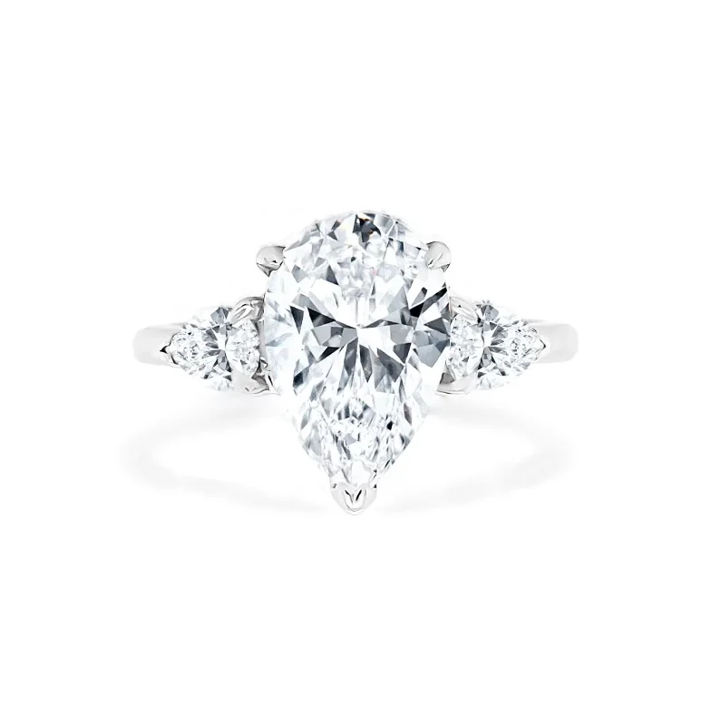 Women's rings fine-gem-LLJ Signature Triple Pear Cut