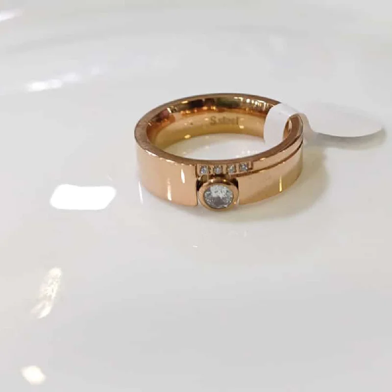 Women's rings creative-band-Tarohi Jewels Rose Gold Plated Austrian Stone Rings