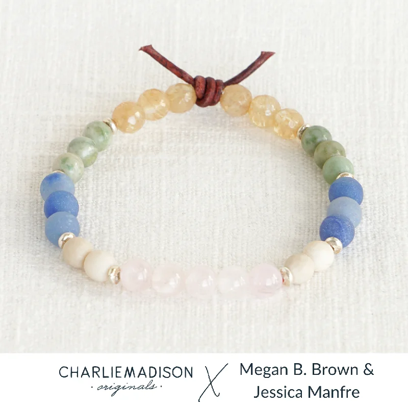 Women's bracelets fine-rose-cuff-Raised Together Mini Bracelet | A Collaboration with Military Spouses, Megan B. Brown & Jessica Manfre