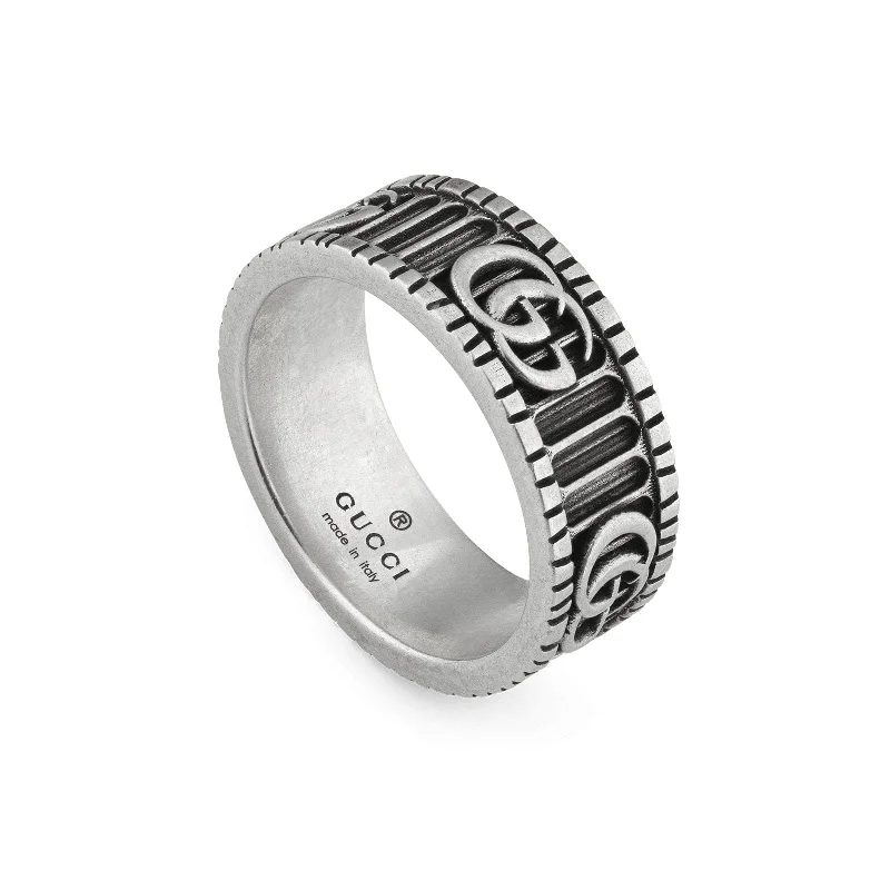 Women's rings spiral-Double G Ring