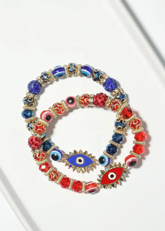 Women's bracelets gentle-gem-Evil Eye Bead Bracelet