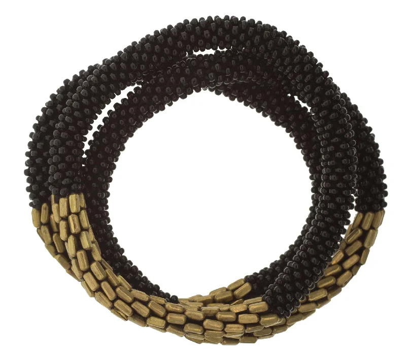 Women's bracelets striking-gem-<br>Statement Roll-On® Bracelets <br> Hema Black