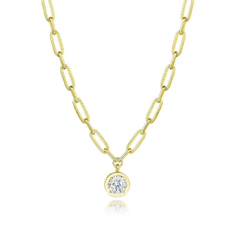 Women's necklaces artisan-finish-TACORI Allure | Petite Diamond Link Necklace - 1.54ct FP813RD75LDY