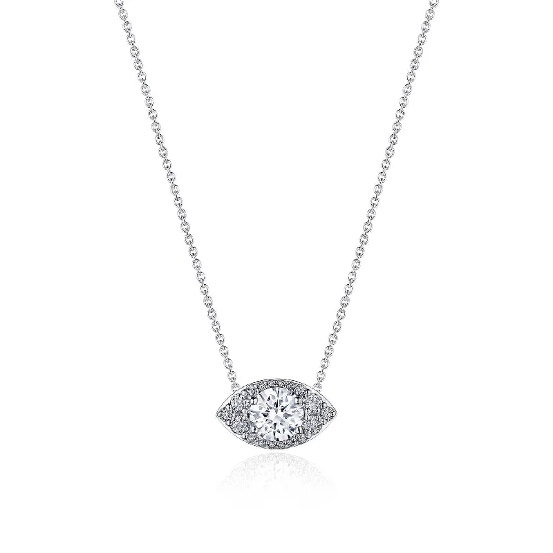 Women's necklaces fine-chain-TACORI Bloom | 17" Marquise Bloom Diamond Necklace FP811HRDMQ55