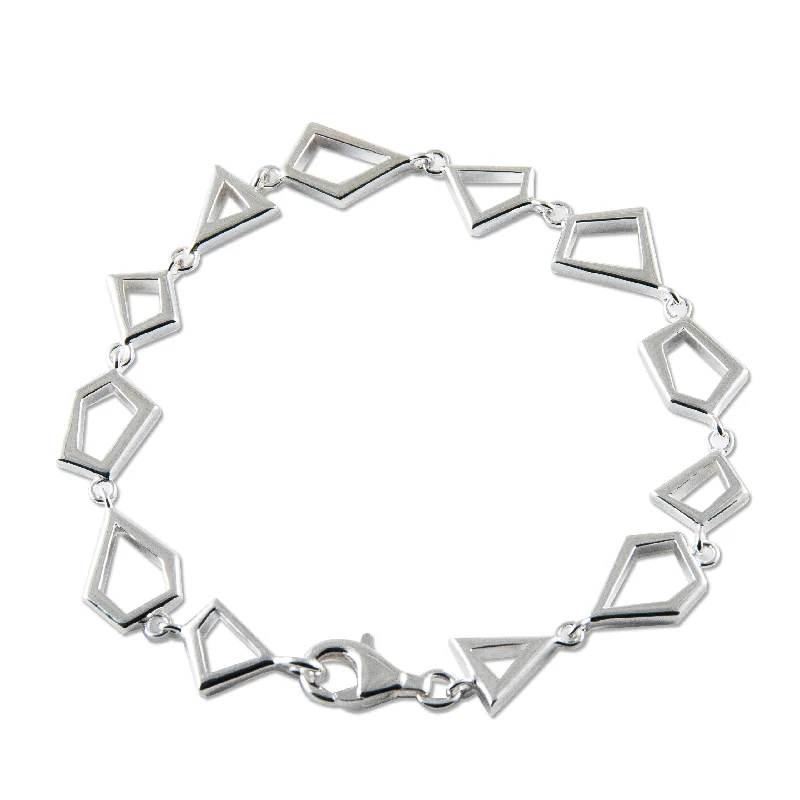 Women's bracelets fine-gem-Prism Link Bracelet