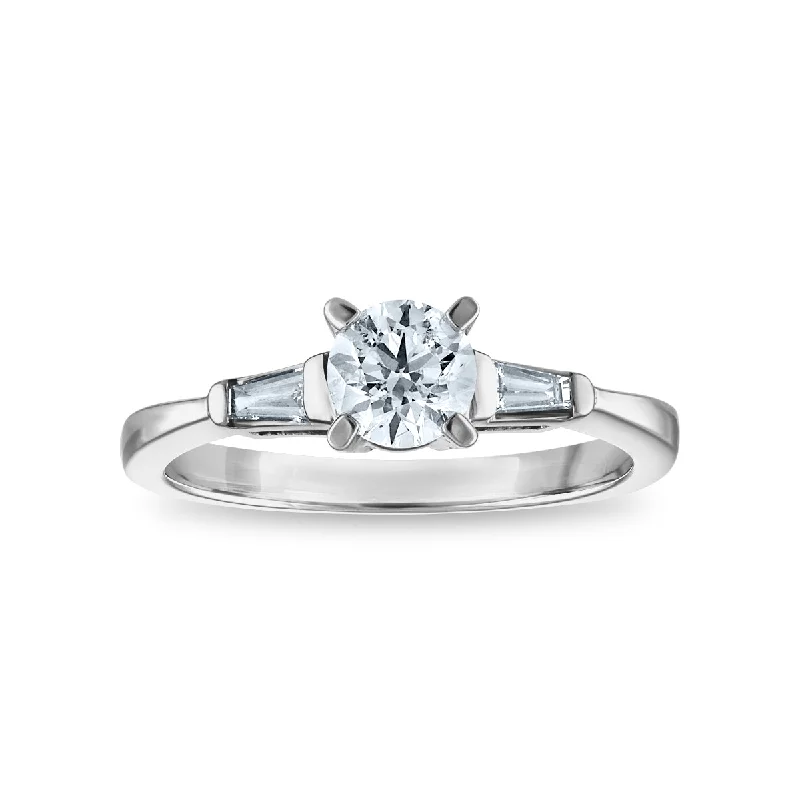 Women's engagement rings timeless-lux-3/4 CTW Diamond Engagement Ring in 14KT White Gold