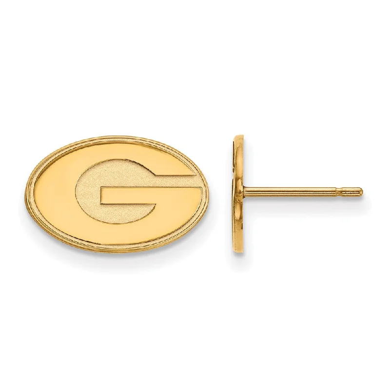 Women's earrings sleek-surface-10k Yellow Gold University of Georgia XS (Tiny) 'G' Post Earrings