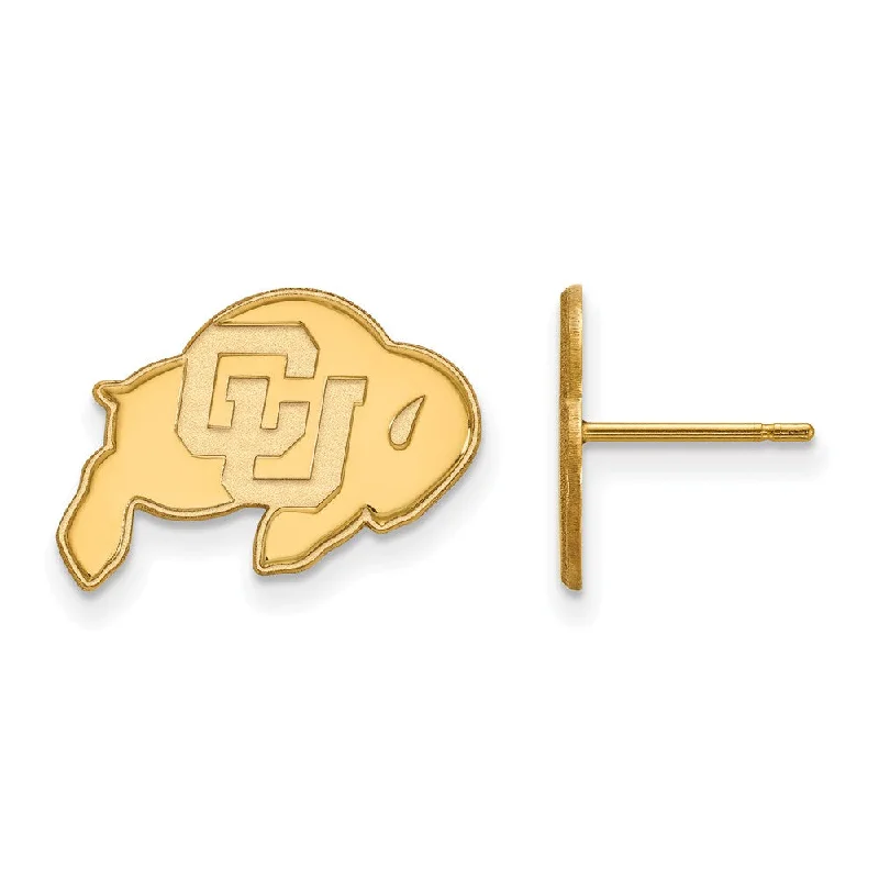 Women's earrings enduring-chic-10k Yellow Gold University of Colorado Small Post Earrings