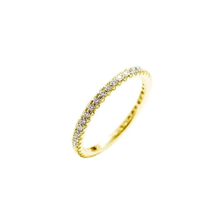 Women's rings contemporary-gem-Hampton Eternity Band