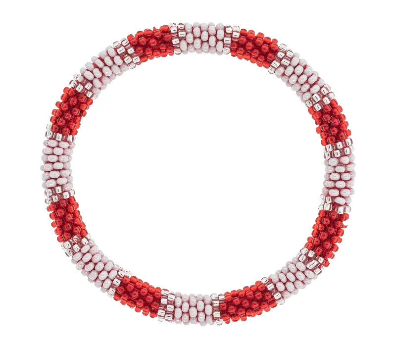 Women's bracelets gentle-gold-Game Day Roll-On® Bracelet <br> Red & White