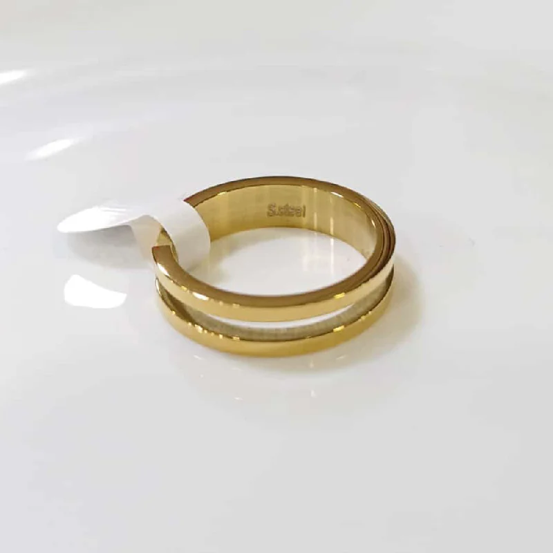 Women's rings enduring-style-Tarohi Jewels Gold Plated Rings