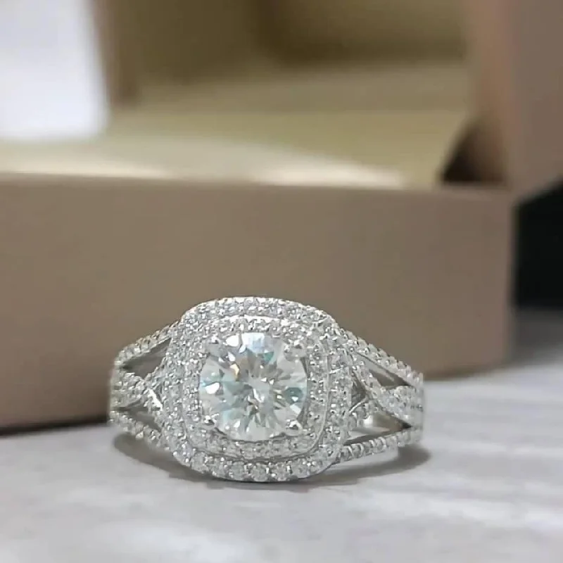 Women's engagement rings eternal-style-Azura Moissanite Engagement Ring