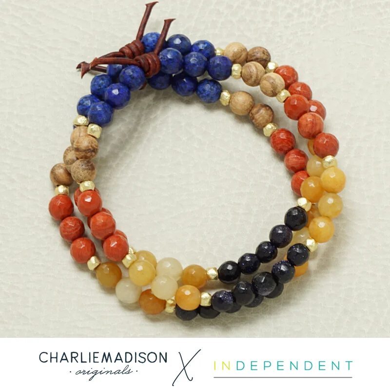 Women's bracelets fine-gemstone-Flourish Mini Bracelet | Independent X Charliemadison Collaboration