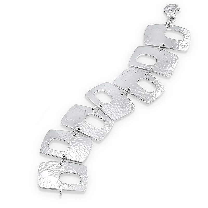 Women's bracelets refined-Hammered Palm Springs Link Bracelet