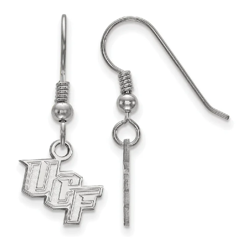 Women's earrings fine-rose-Sterling Silver Univ. of Central Florida XS (Tiny) Dangle Earrings