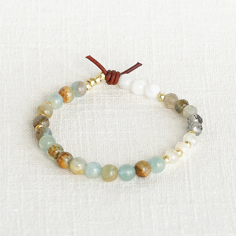 Women's bracelets artisan-gem-Be Beautiful Mini Bracelet | A Meaningful Everyday Bracelet