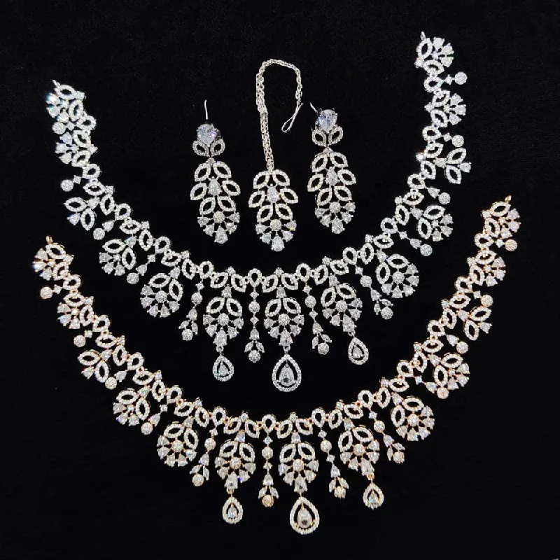 Kavita Art American Diamond Necklace Set