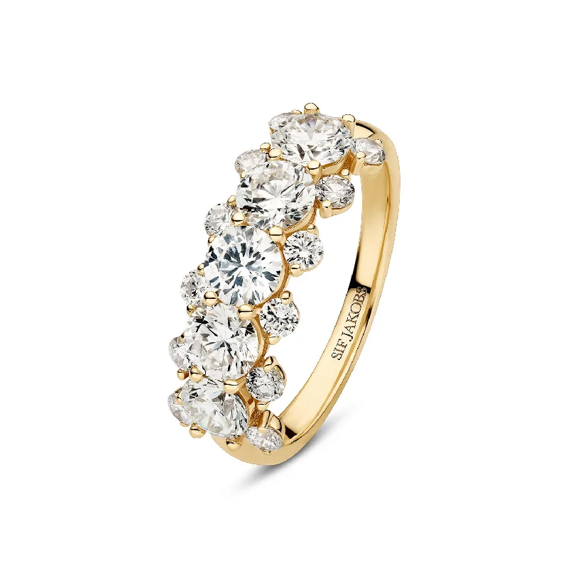 Women's rings perfect-gift-Ring Fior Grande - with lab-grown diamonds