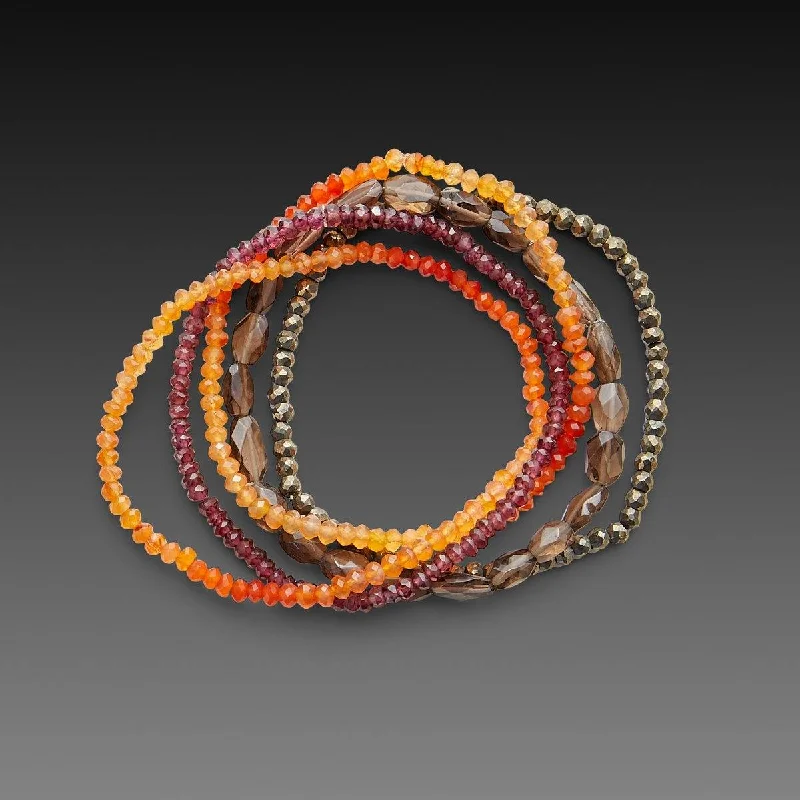 Women's bracelets arched-Warm & Glowing Bracelet Set