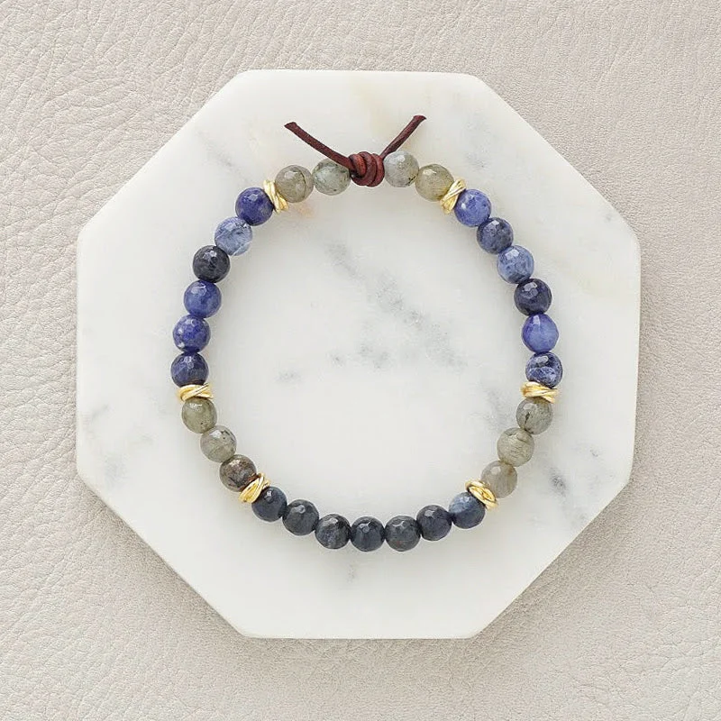 Women's bracelets gentle-elegance-Milspo Pride Mini Bracelet - Navy | Military Spouse Bracelet