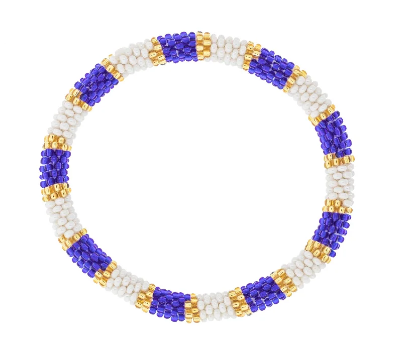 Women's bracelets gentle-gem-Game Day Roll-On® Bracelet <br> Gold & Navy