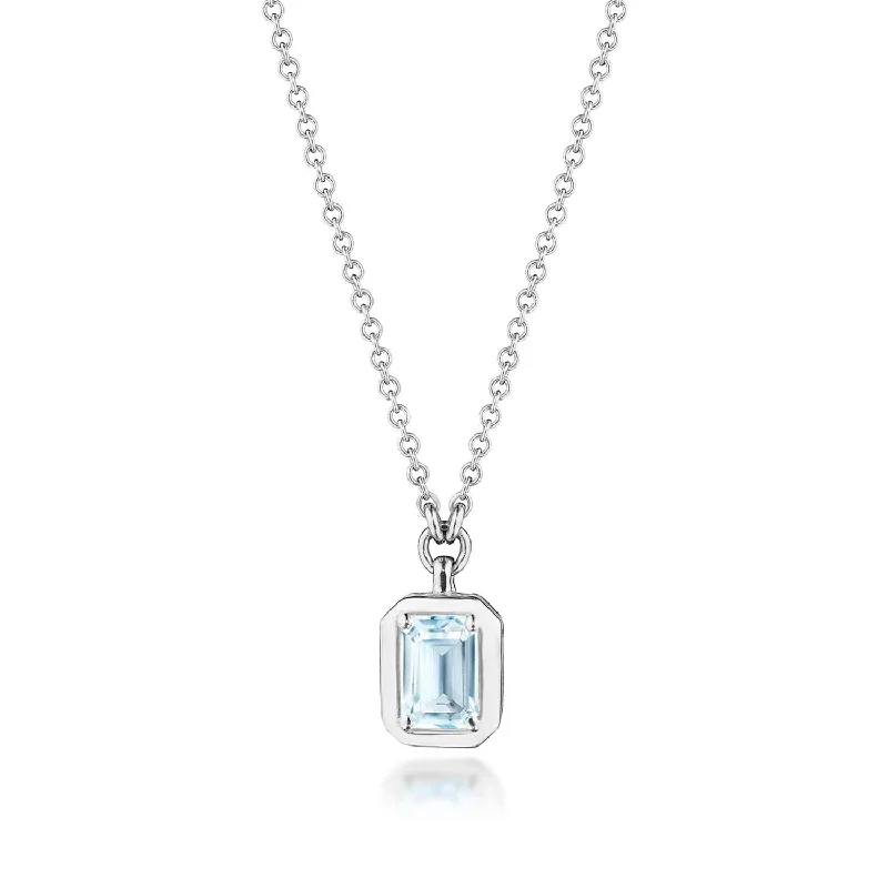 Women's necklaces creative-gem-TACORI Allure | Sky Blue Topaz Necklace - 0.7ct FP812VEC55X4BT