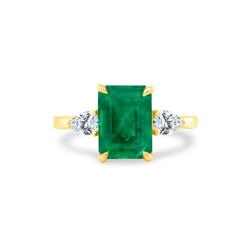 Women's rings daily-glow-LLJ Signature Emerald Ring