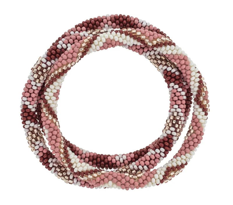 Women's bracelets holiday-gem-8 inch Roll-On® Bracelets <br> Desert Rose