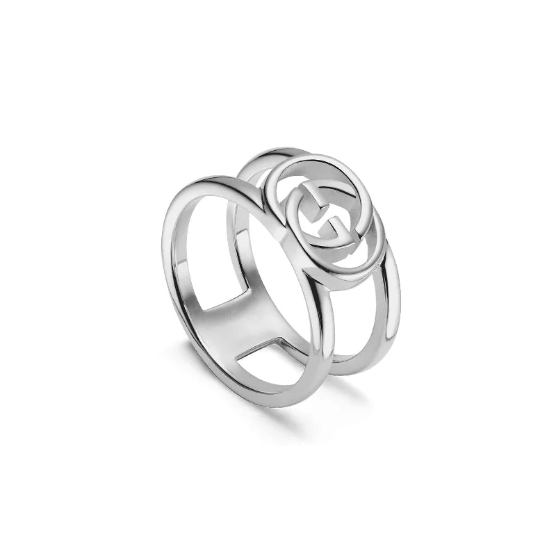 Women's rings radiant-stone-Interlocking G Ring